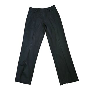 Escada Womens Black Straight Leg Wool Blend Pants Tag Sz 38 but altered to Sz 31